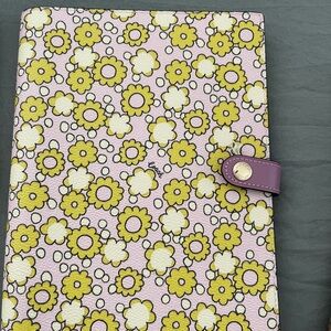 Coach Pink and Yellow Floral Notebook Cover